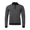North 56°4 by Allsize XXL Strick-Troyer schwarz-weiß
