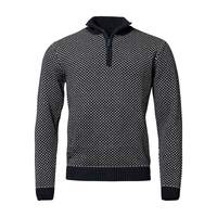 North 56°4 by Allsize XXL Strick-Troyer schwarz-weiß