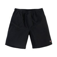 North 56°4 gerippte Sweatshorts schwarz Übergröße
