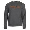 North 56°4 Sweatshirt Übergröße dunkelgrau Logo