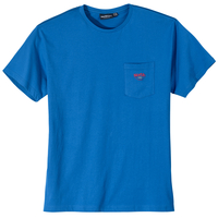 North 56°4 T-Shirt Übergröße royalblau Brusttasche