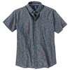 North 56°4 XXL Kurzarmhemd jeansblau Blumenprint
