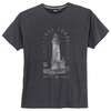 North 56°4 XXL T-Shirt dunkelgrau Leuchtturm Print