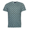 North Allsize XXL T-Shirt Palmenprint oliv-hellblau