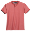 North by Allsize Stehkragen Polo XXL lachsrot melange