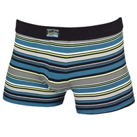 Pant gestreift blau/türkis-grau-schwarz-gelb von Ceceba Übergröße