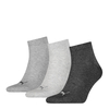 Puma Quarter Kurzsocken melierte Grautöne 3er-Pack