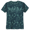 Redfield Übergrößen T-Shirt grün Alloverprint floral