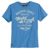 Redfield Übergrößen T-Shirt himmelblau Print maritim
