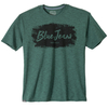 Redfield Übergrößen T-Shirt jadegrün melange Print