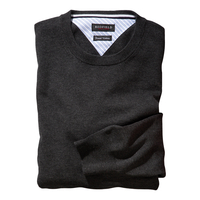 Redfield Feinstrick Pullover XXL anthrazit meliert