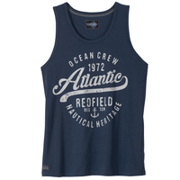 Redfield maritimes Achselshirt Übergröße dunkelblau