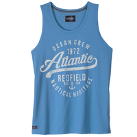 Redfield maritimes Achselshirt Übergröße himmelblau