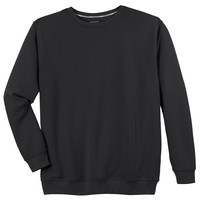 Redfield Rundhals Sweatshirt schwarz große Größen
