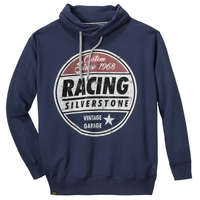 Redfield Sweater Schlauchkragen denimblau Print XXL