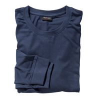 Redfield XXL Basic Langarmshirt Harvey denimblau