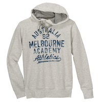 Redfield XXL Hoodie weiß-grau melange Print Australia