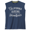 Redfield XXL Muskelshirt blau Print California Surfing