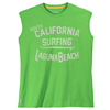 Redfield XXL Muskelshirt grün Print California Surfing