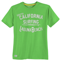 Redfield XXL T-Shirt grün Print California Surfing
