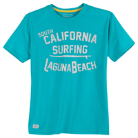 Redfield XXL T-Shirt türkis Print California Surfing
