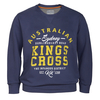 Redfield XXL Vintage Print Sweatshirt dark denim