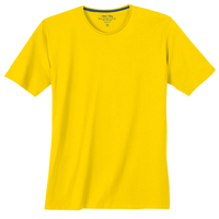 Redmond Basic Rundhals T-Shirt Übergröße sonnengelb