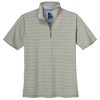 Redmond "Wash & Wear" Polo geringelt oliv melange XXL