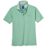 Redmond "Wash & Wear" Polo hellgrün melange XXL