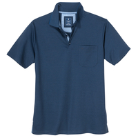 Redmond "Wash & Wear" Poloshirt navy große Größen