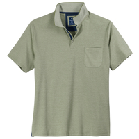 Redmond "Wash & Wear" XXL Poloshirt oliv melange