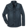 Replika Allsize XXL Stretch-Jeanshemd dark blue used