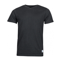 Replika Allsize XXL V-Neck T-Shirt schwarz Used Look