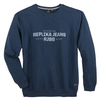 Replika by Allsize Sweatshirt Übergröße blau bedruckt