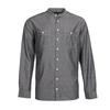 Replika by Allsize XXL Stehkragenhemd gestreift grau