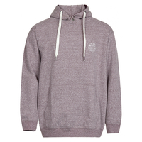 Replika Hoodie Übergröße modisch weinrot melange