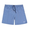 Schwimm- und Badeshort fein gestreift blau weiss von Kapart Übergröße