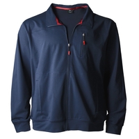 Trainingsjacke Kurjacke Authentic Klein Übergröße dunkelblau