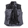 XXL Abraxas 2-in-1 Arbeitsweste anthrazit/schwarz