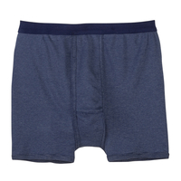 XXL Adamo Thermo Unterhose navy-hellgrau gestreift