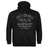 XXL Ahorn Sweat Hoody bedruckt schwarz