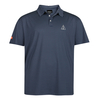 XXL Allsize Polo "Cool Effect" gestreift nachtblau