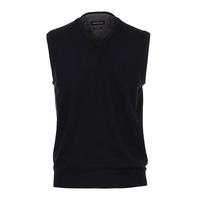 XXL CasaModa Pullunder V-Neck dunkelblau melange