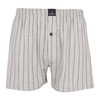 XXL Götzburg Boxershort hellgrau meliert mit Streifen