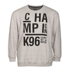 XXL Kitaro Freizeit Sweatshirt silbergrau meliert
