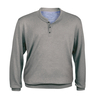 XXL Kitaro Serafino-Strickpullover mittelgrau meliert