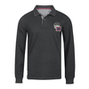 XXL Langarm Poloshirt anthrazit meliert Redfield