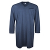 XXL Langarmnachthemd blau melange Adamo Fashion
