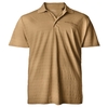 XXL Lucky Star Poloshirt mit Querstruktur camel-beige