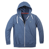 XXL North 56°4 Allsize Kapuzen-Sweatjacke blau melange